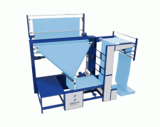 Máquina automática de costura de tela tubular