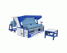 Máquina de inspección y corte de tela