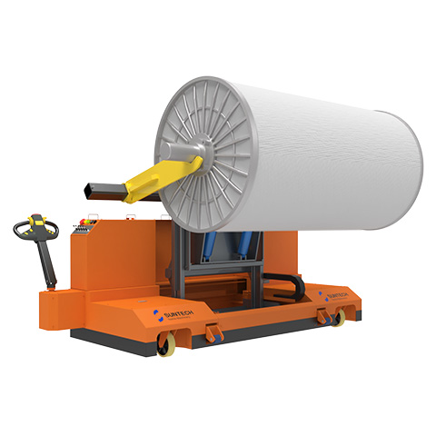 ST-MBT-05 Motorized Warp Beam High Lift Trolley(for Upper and Bottom Warp Beam; with Four-way Talent)