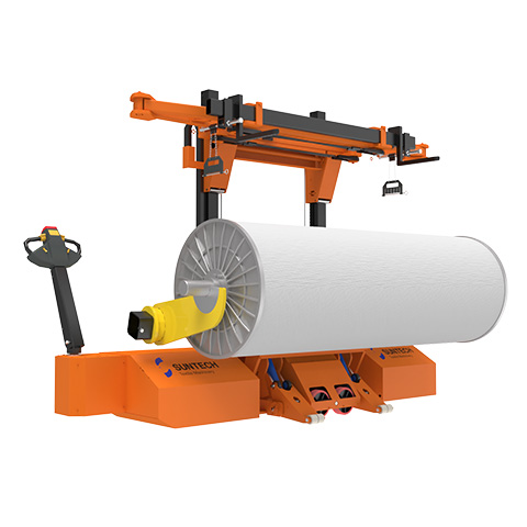 Electric Warp Beam Lift Trolley with Harness Mounting Device