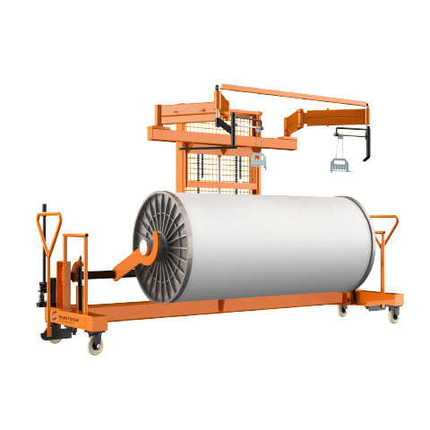 ST-HBT-02 Hydraulic Warp Beam Lift Trolley with Harness Mounting Device