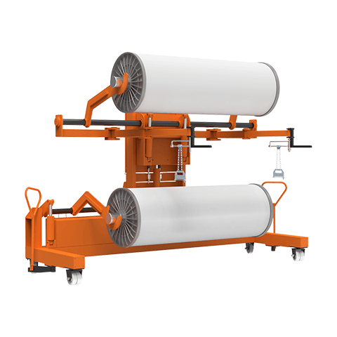 ST-HBT-05 Hydraulic Warp Beam Lift Trolley (for Upper & Bottom Warp Beam)