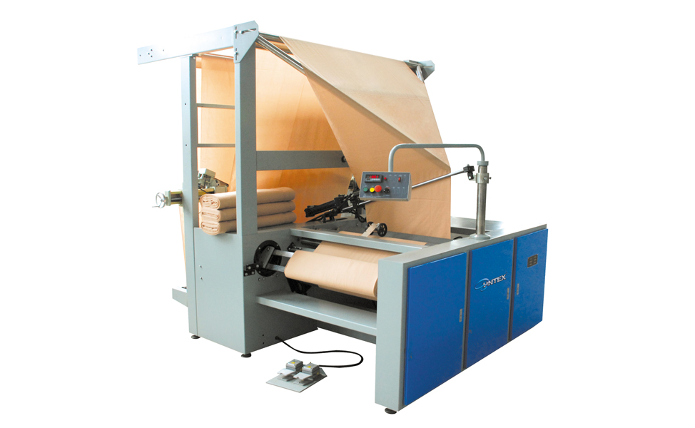 double folding and sewing machine