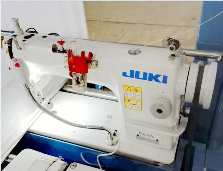 double folding and sewing machine