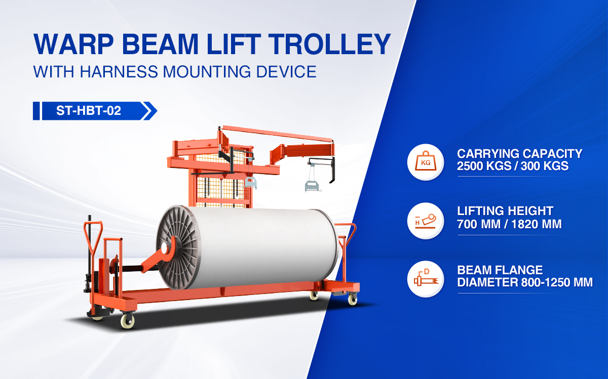 Hydraulic Warp Beam Lift Trolley