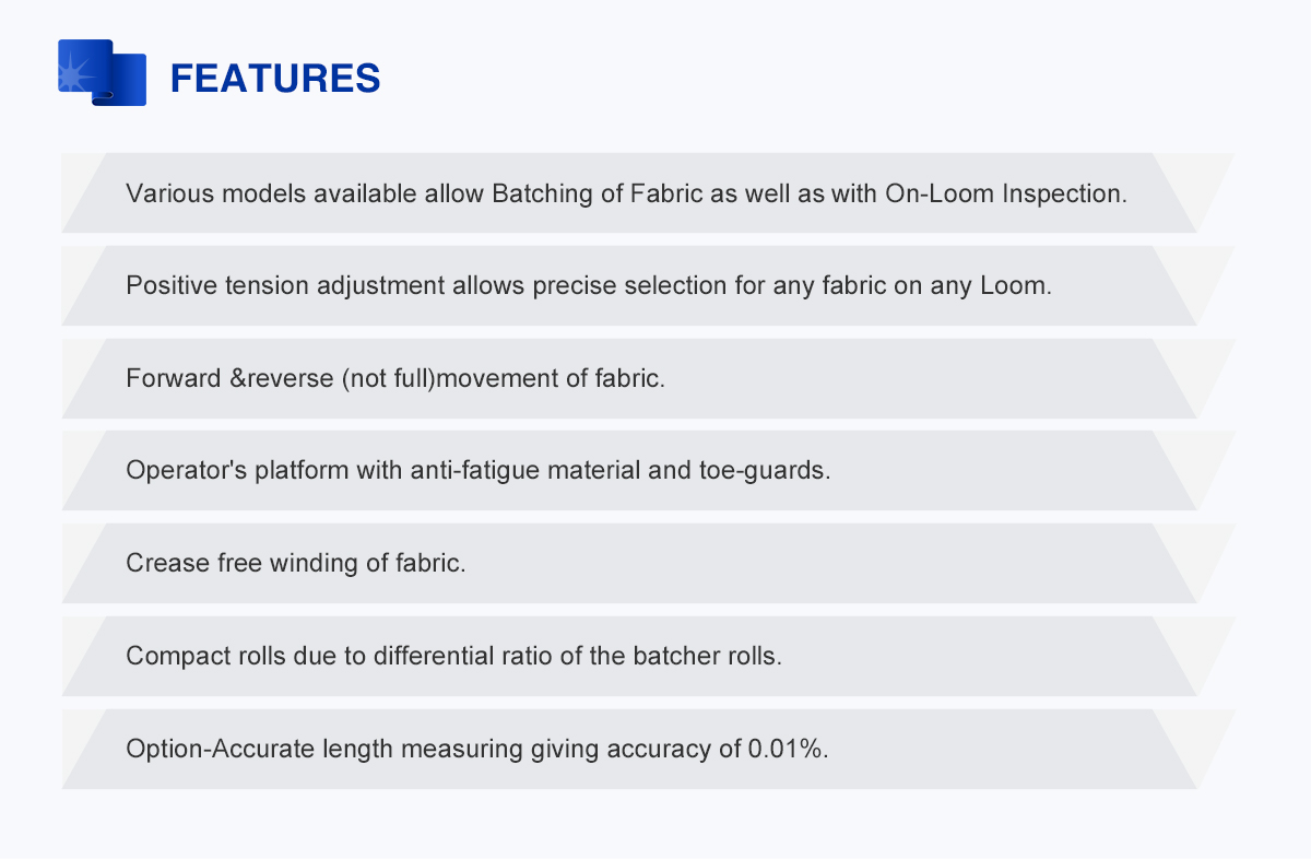 SUNTECH loom batching motion