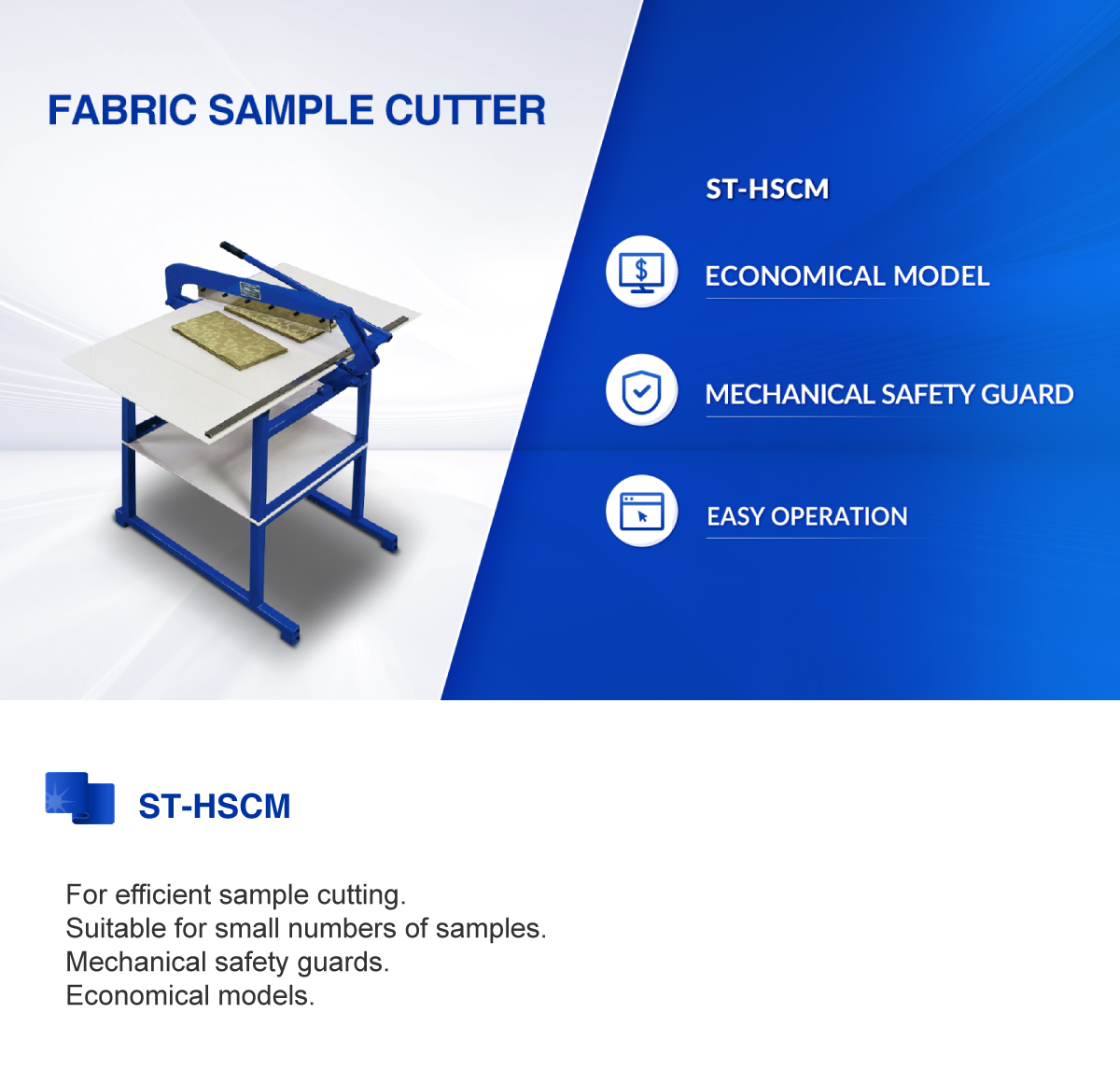 fabric swatch cutter for sample cutting