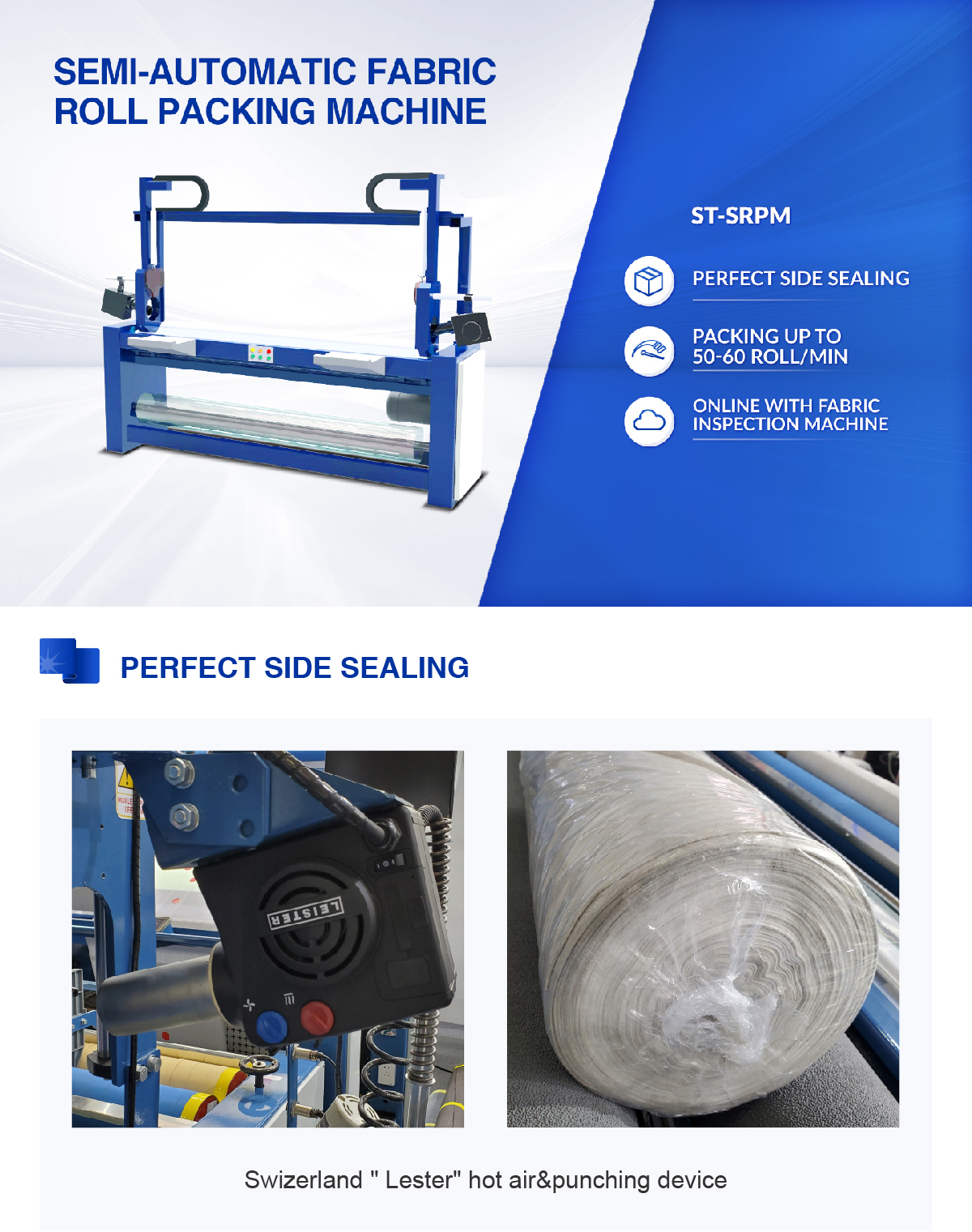 Fabric Roll Packing Machine 