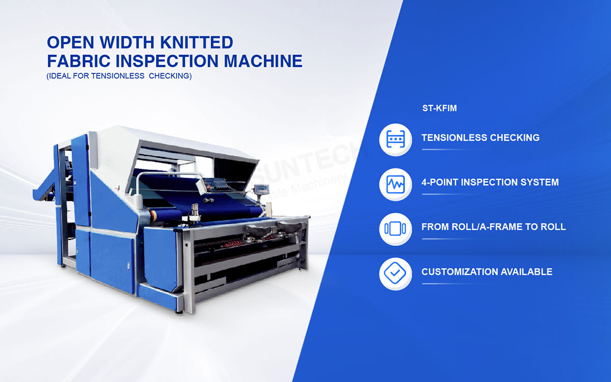 knitted fabric inspection machine
