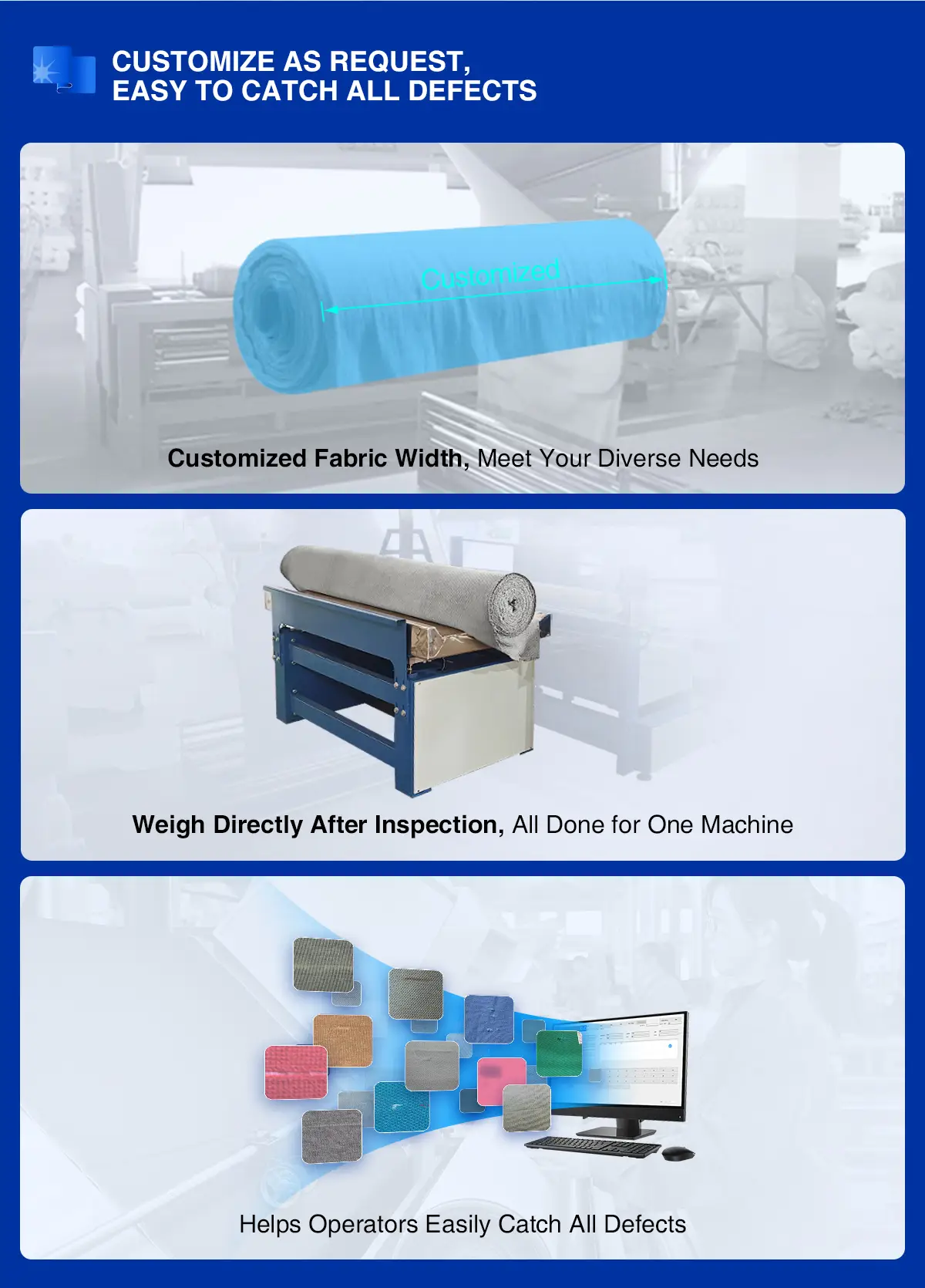 Gray Fabric Slitting Inspection Machine | SUNTECH