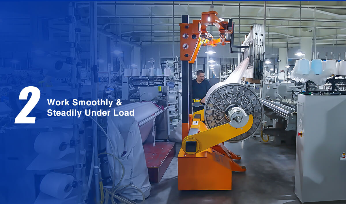 Electric Warp Beam Lifting Trolley work smoothly