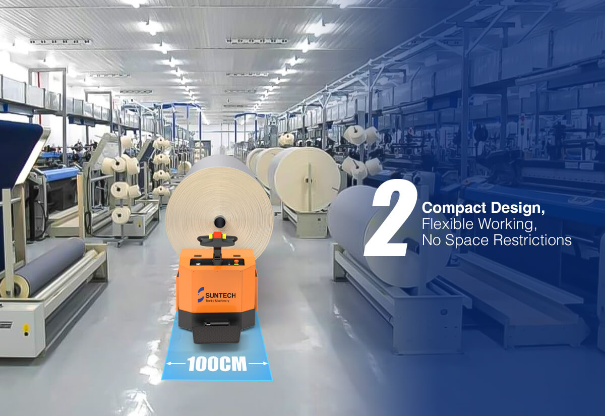 compact design Electric Big Batch Transport Trolley