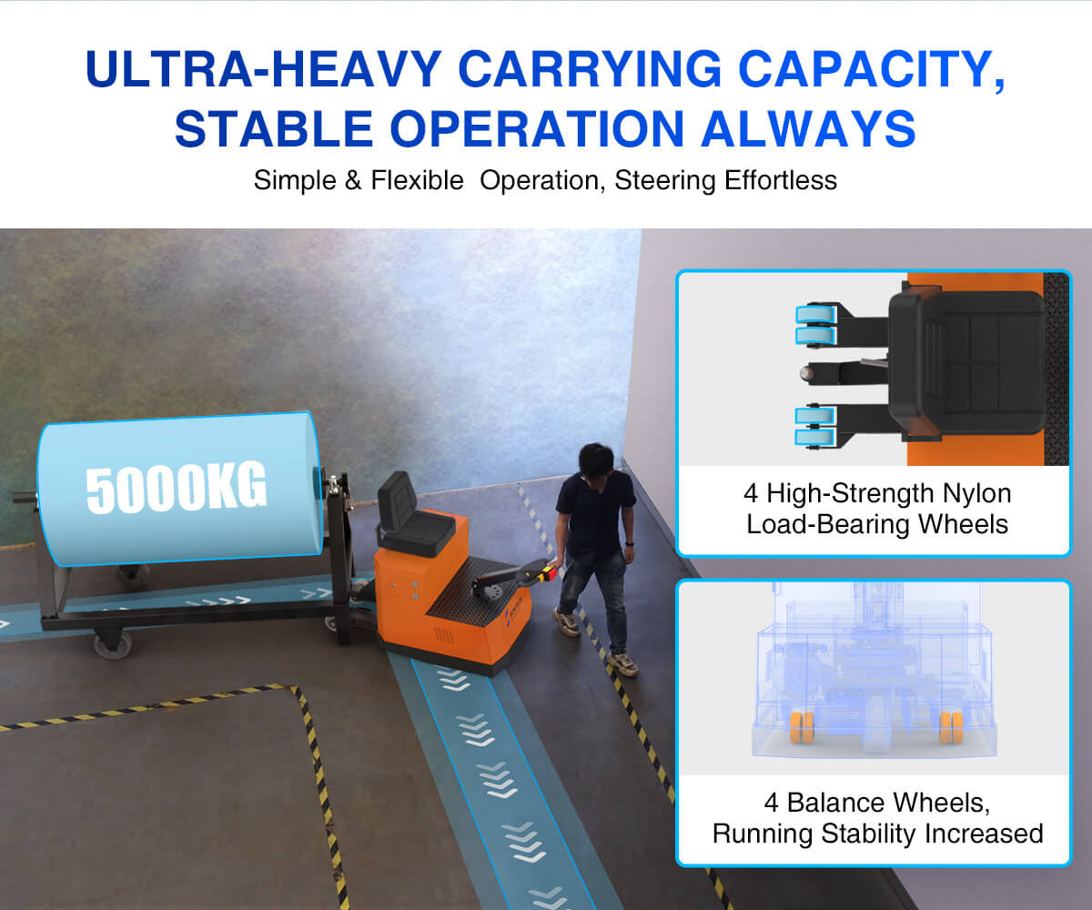Electric A-frame Tractor stable operation always