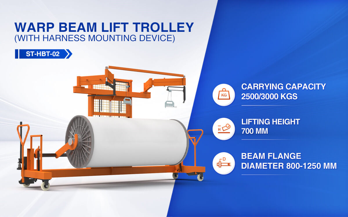 Hydraulic Warp Beam Lift Trolley