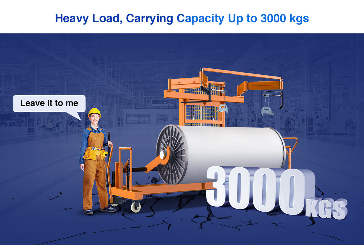 Hydraulic Warp Beam Lift Trolley
