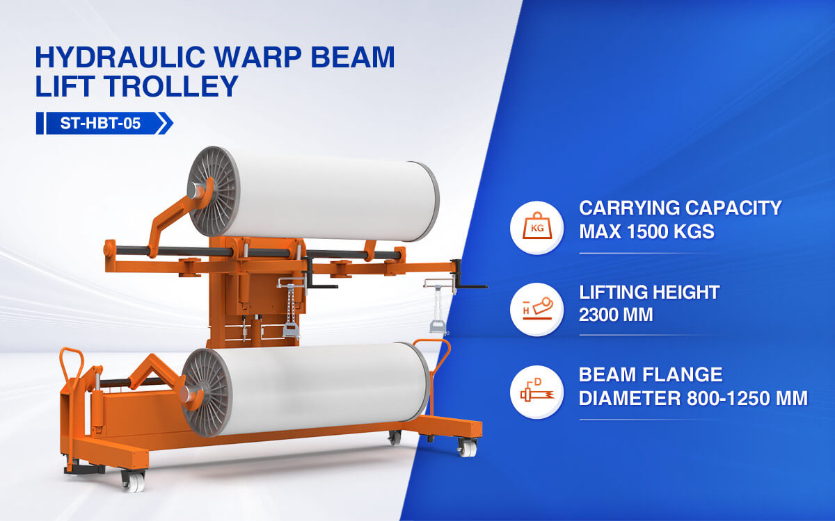 Hydraulic Warp Beam Lift Trolley