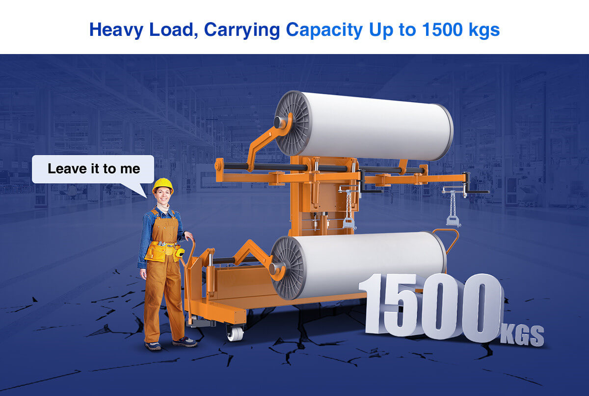 Hydraulic Warp Beam Lift Trolley