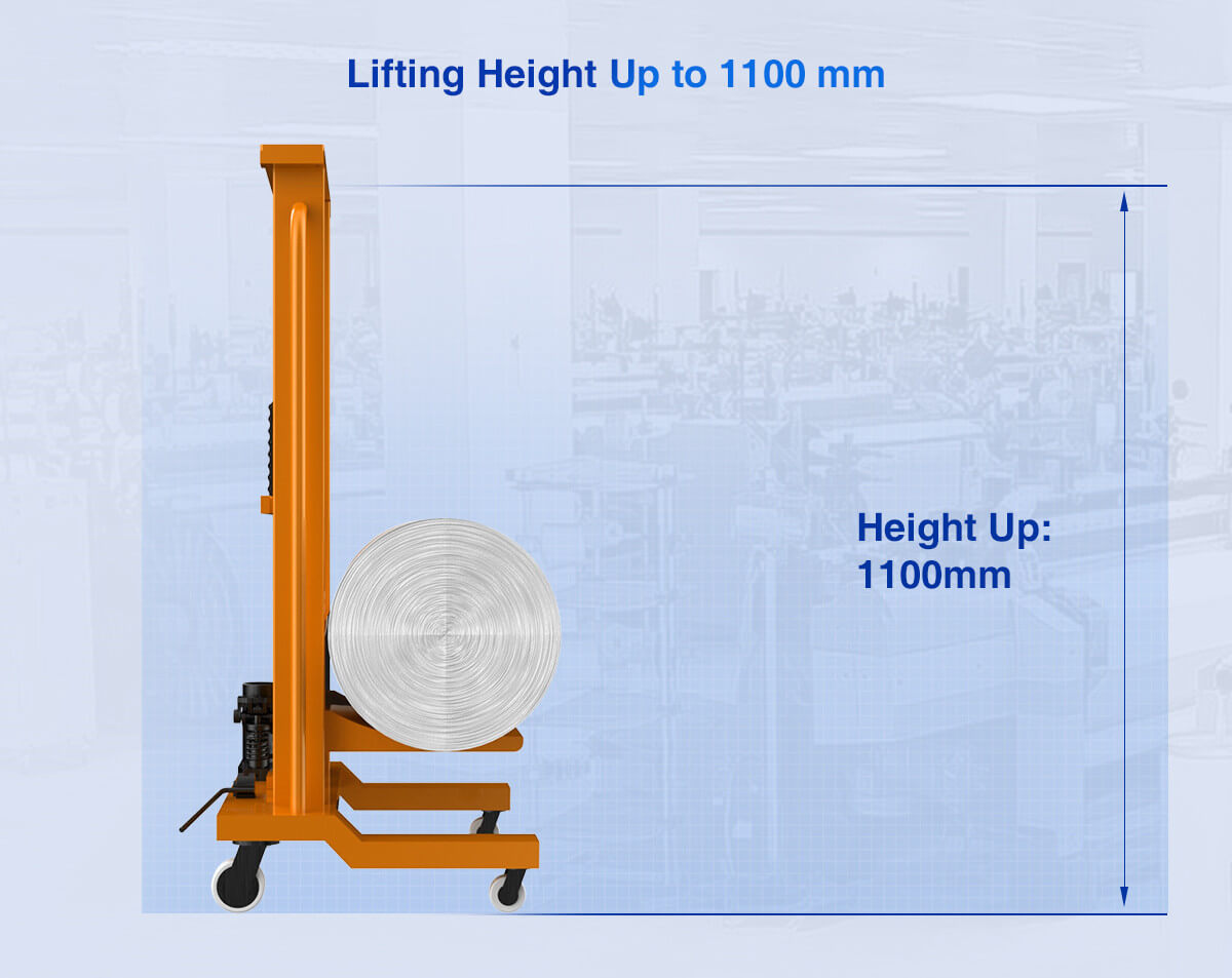 cloth roll doffing truck