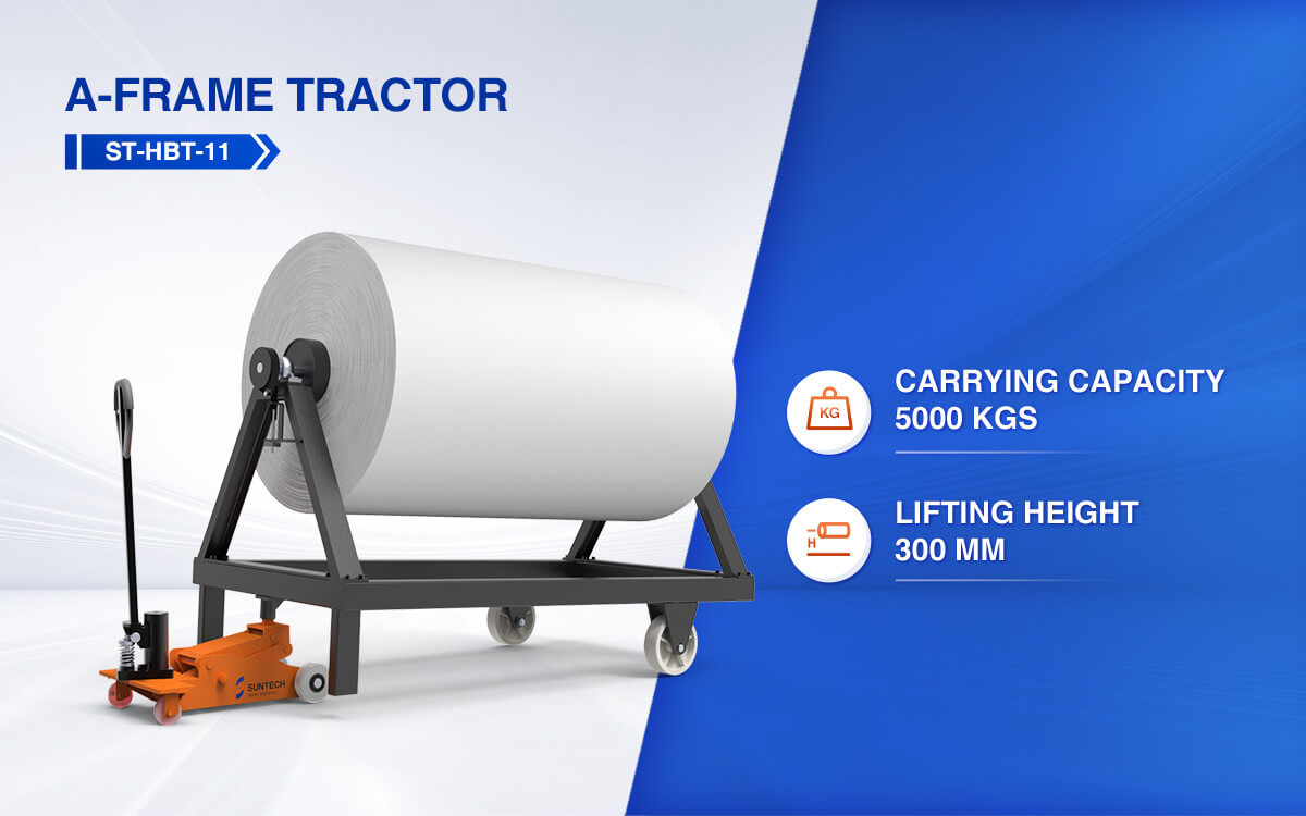 SUNTECH hydraulic a-frame lifting trolley