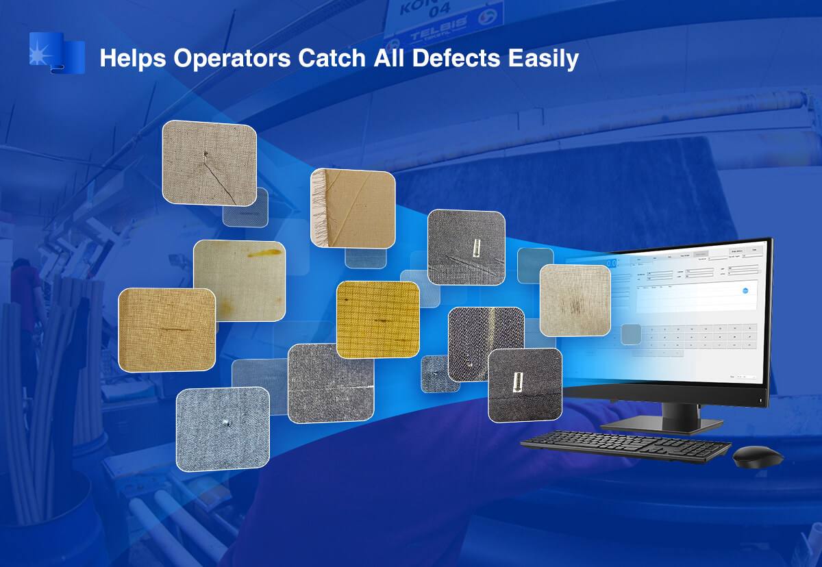 Fabric Slitting and Inspection Machine catch all defects 