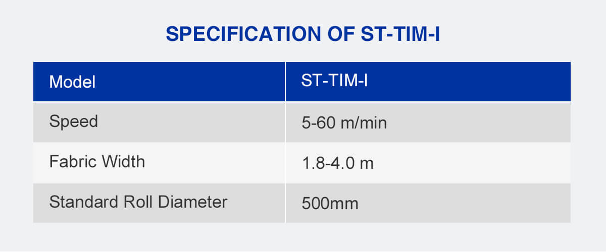 Table Type Fabric Measuring & Inspection Machine specification