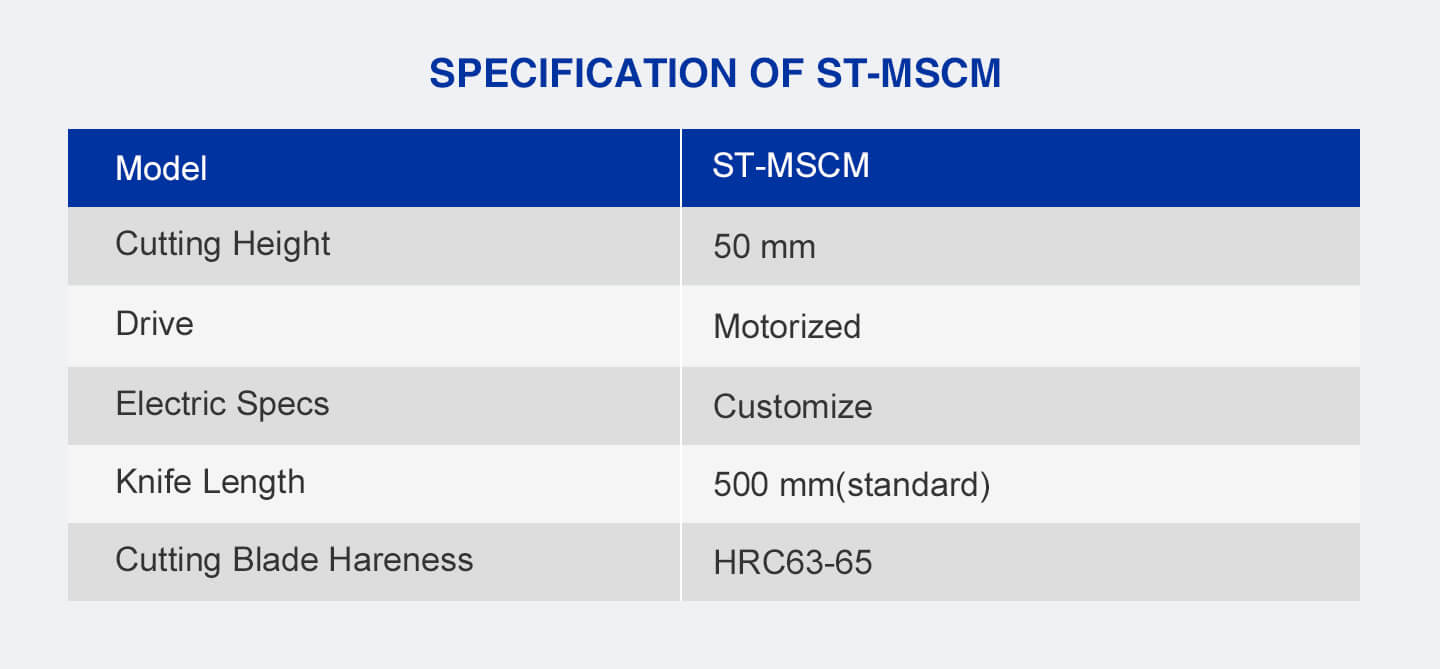 Motorized Type Fabric Pinking Machine specification