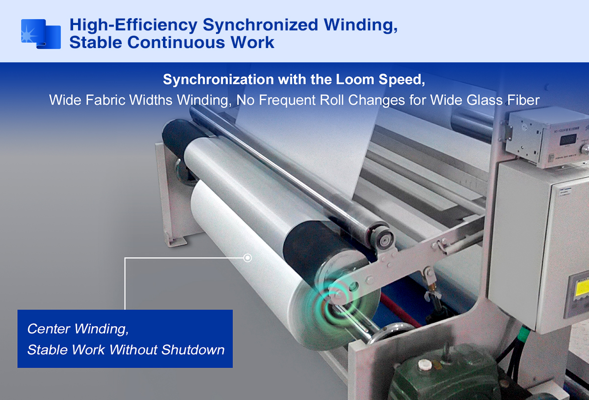 Loom Batch Winder (For Glass Fiber) stable work without shutdown