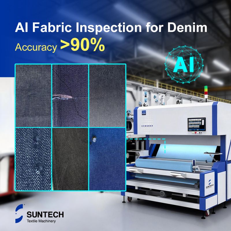 AI fabric inspection for different textile materials