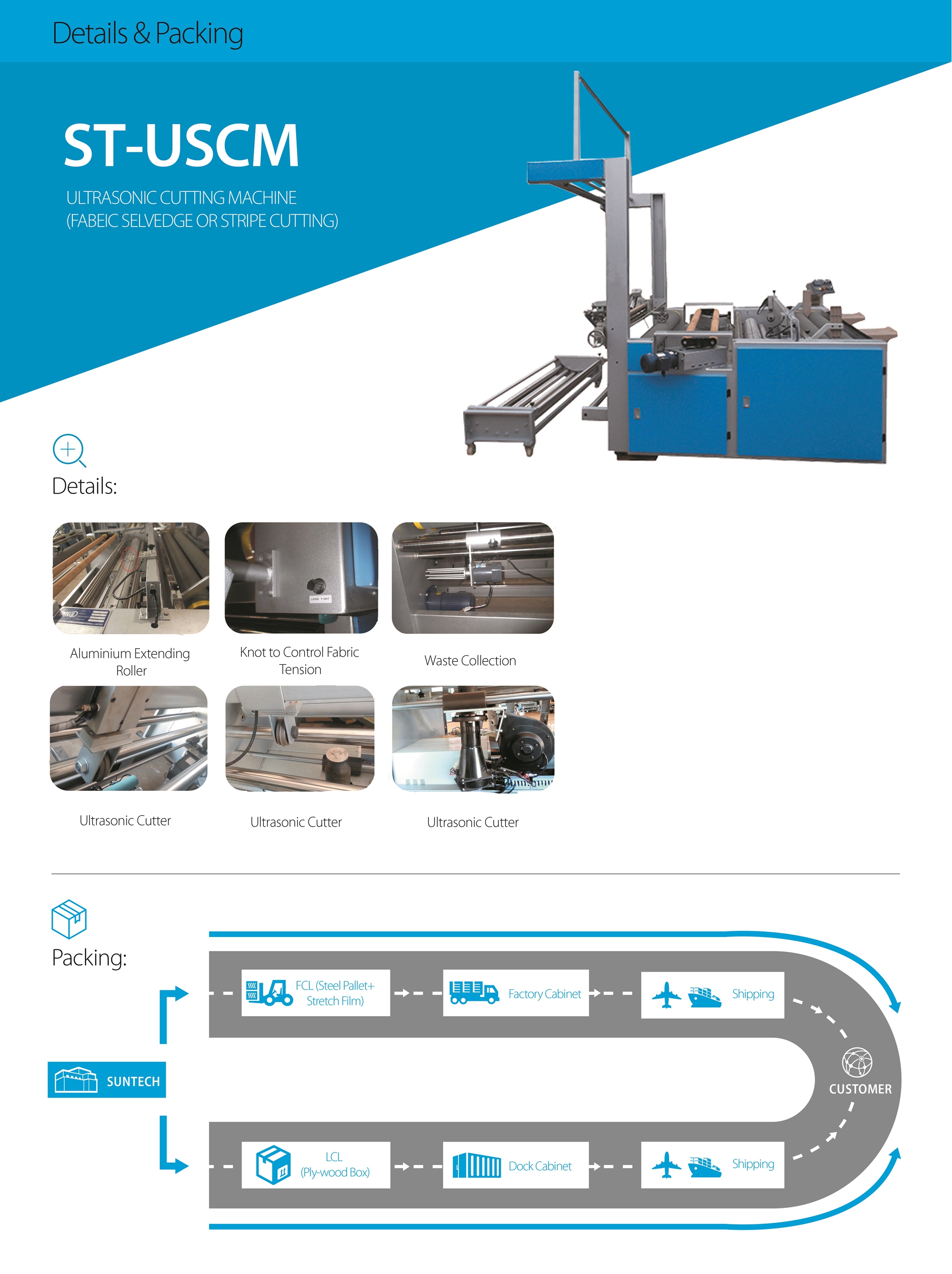 ultrasonic fabric cutting machine details